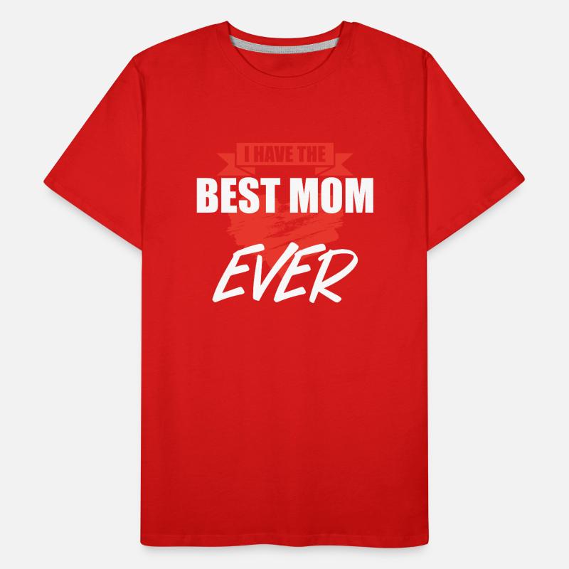 Mutter Spruch Geschenk Mama Muttertag Männer Premium Bio T-Shirt