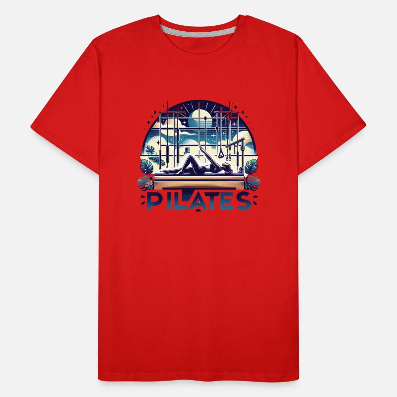 "Pilates" - Dynamic Studio Design Men's Premium Organic T-Shirt