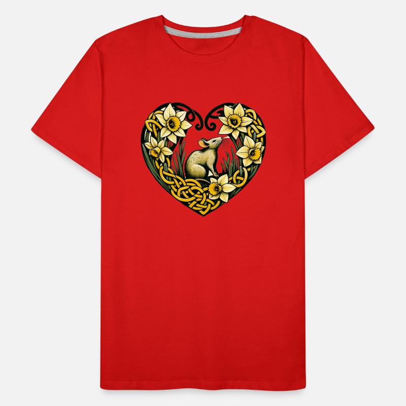 Nagetier-Liebe Männer Premium Bio T-Shirt