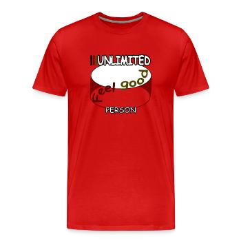 Se sentir bien - T-shirt bio Premium Homme - rouge - Devant - Damien (186cm)