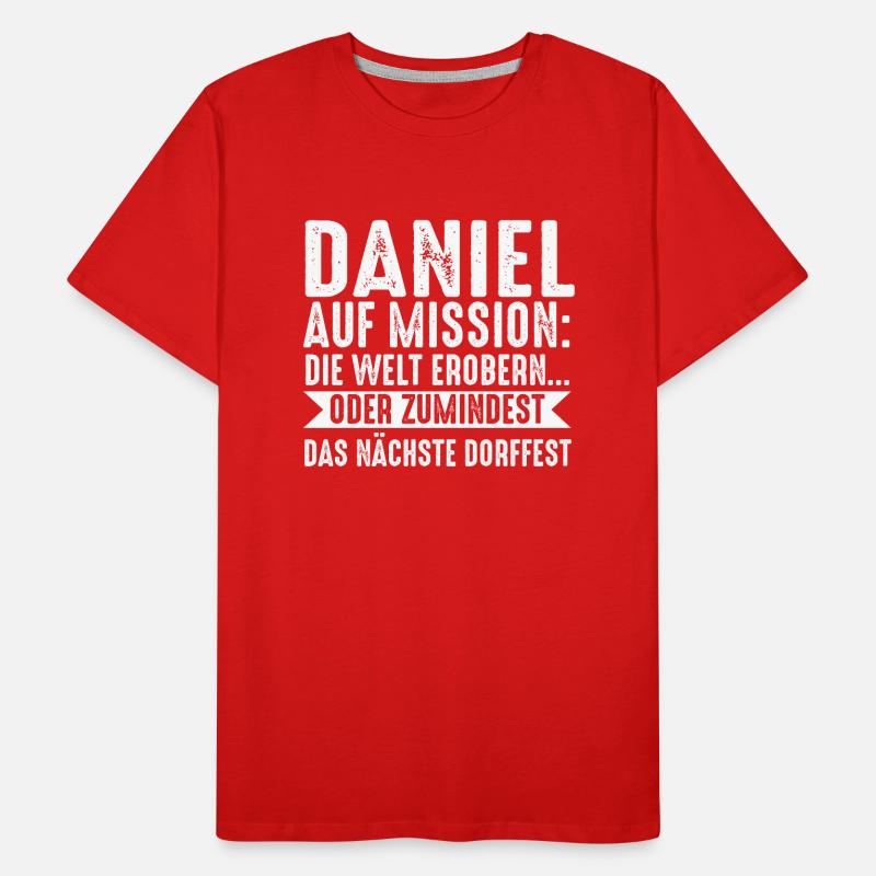 Prénom Daniel T-shirt bio Premium Homme