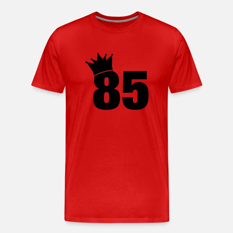 85_krone_f1 - Männer Premium Bio T-Shirt - Rot