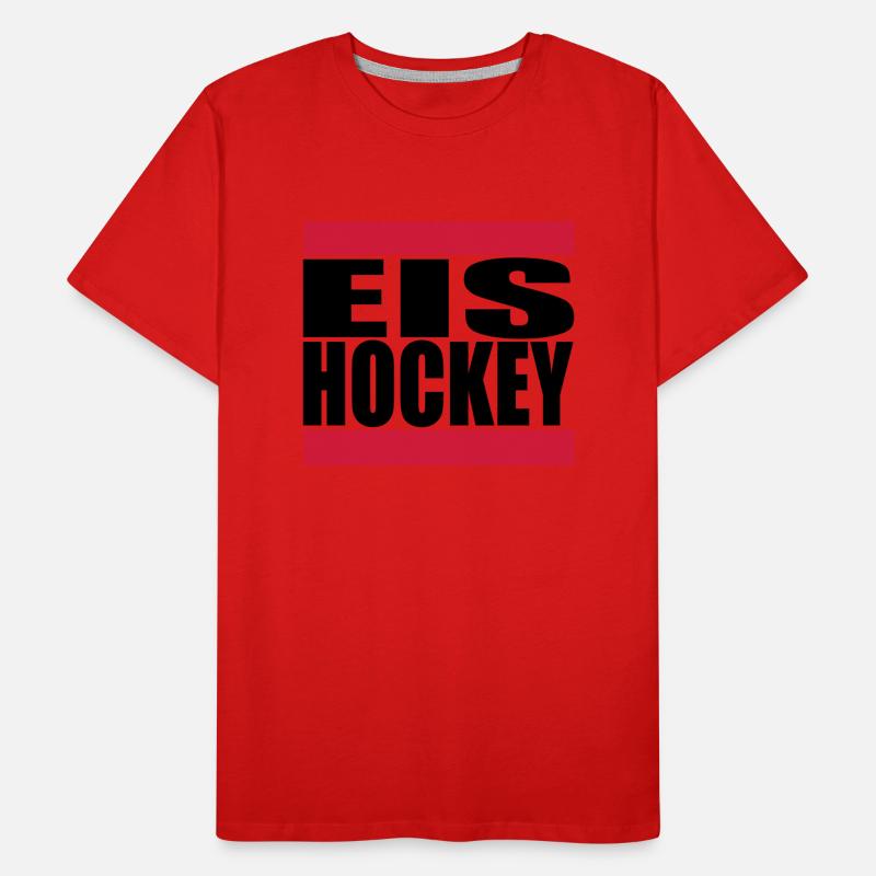 eishockey Männer Premium Bio T-Shirt
