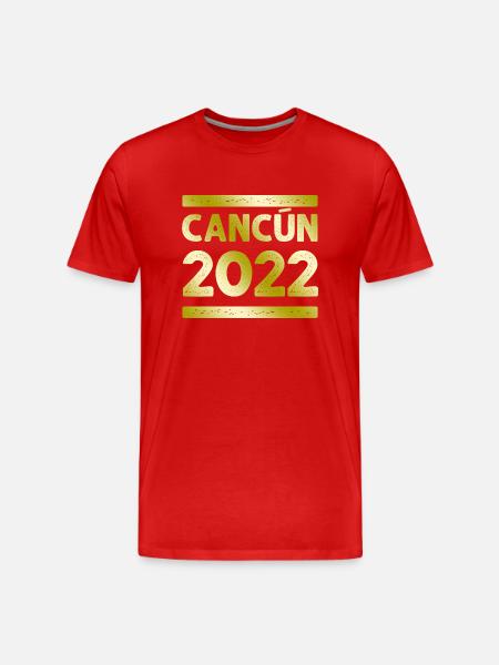 Cancun Party Crew - Men's Premium Organic T-Shirt - red