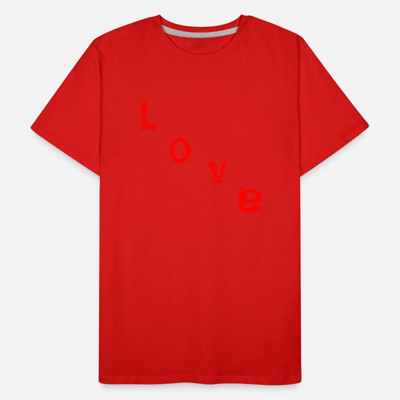 Love Männer Premium Bio T-Shirt