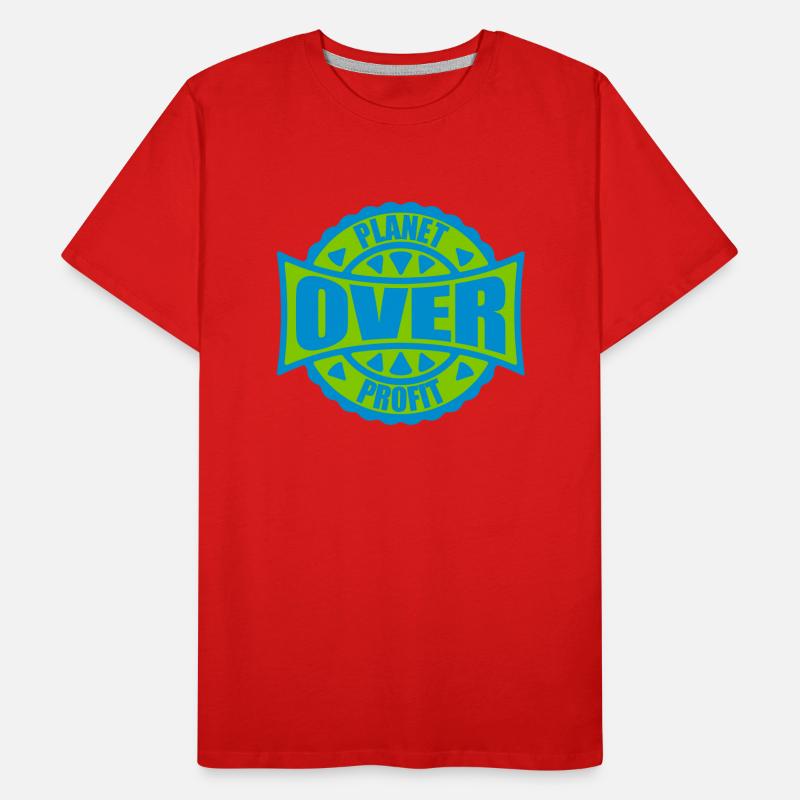 Planète sur le devis de profit T-shirt bio Premium Homme