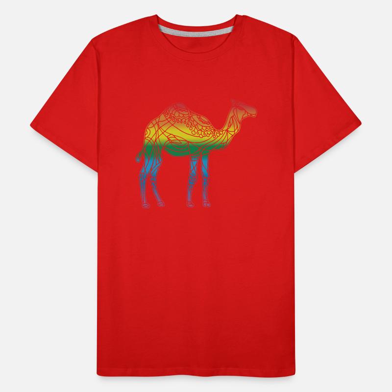 Kamel Männer Premium Bio T-Shirt