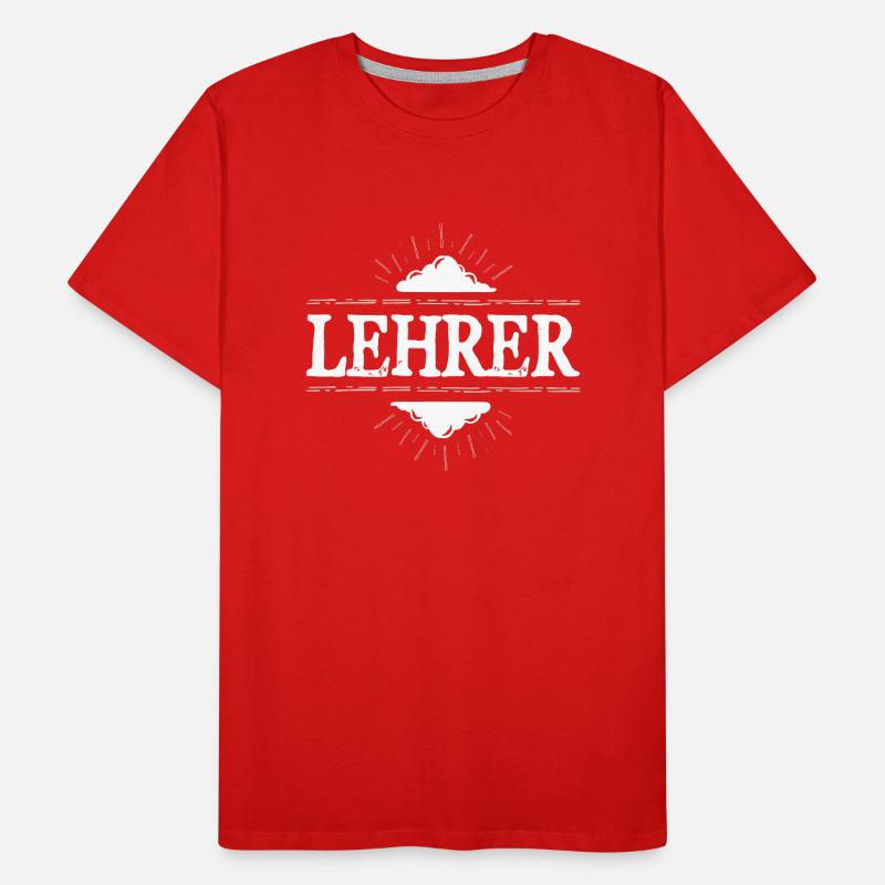 Lehrer Beruf Männer Premium Bio T-Shirt