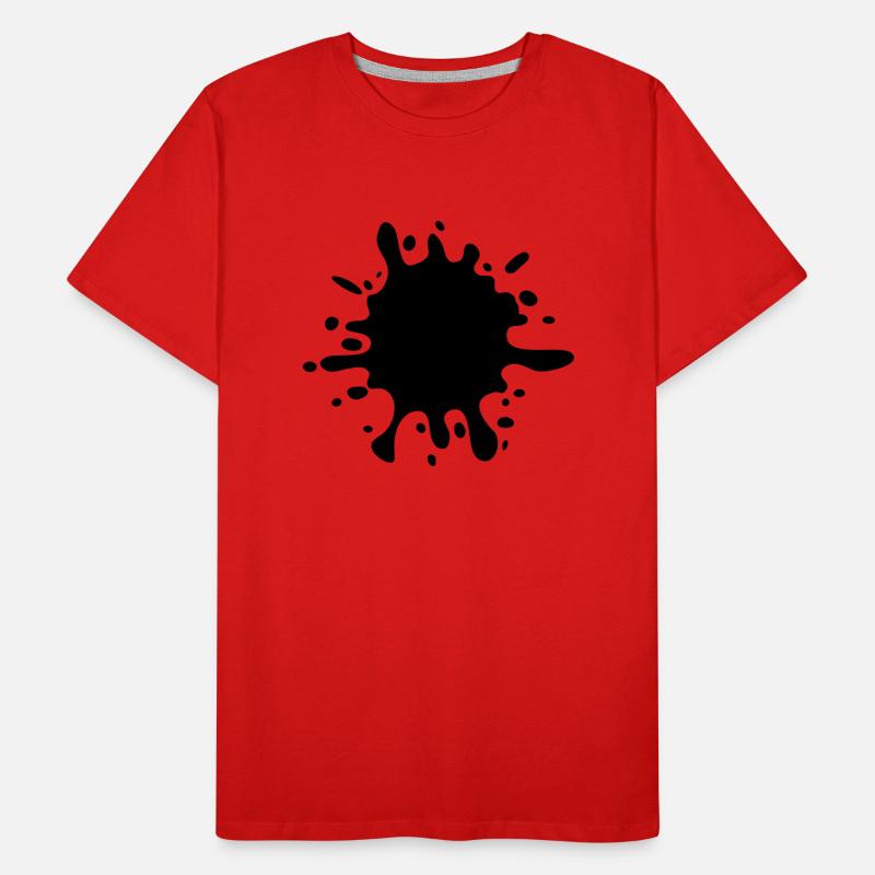 Farbklecks Männer Premium Bio T-Shirt