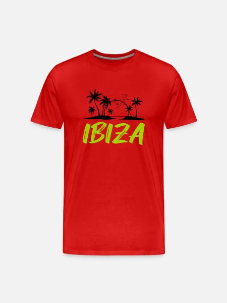 ibiza - Männer Premium Bio T-Shirt - Rot