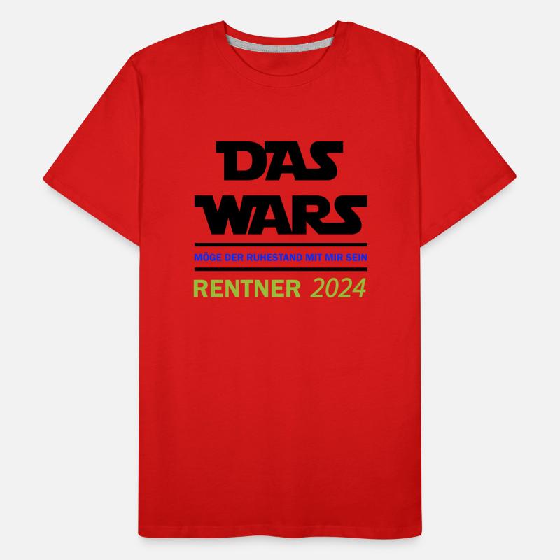 das wars rentner 2024 Männer Premium Bio T-Shirt