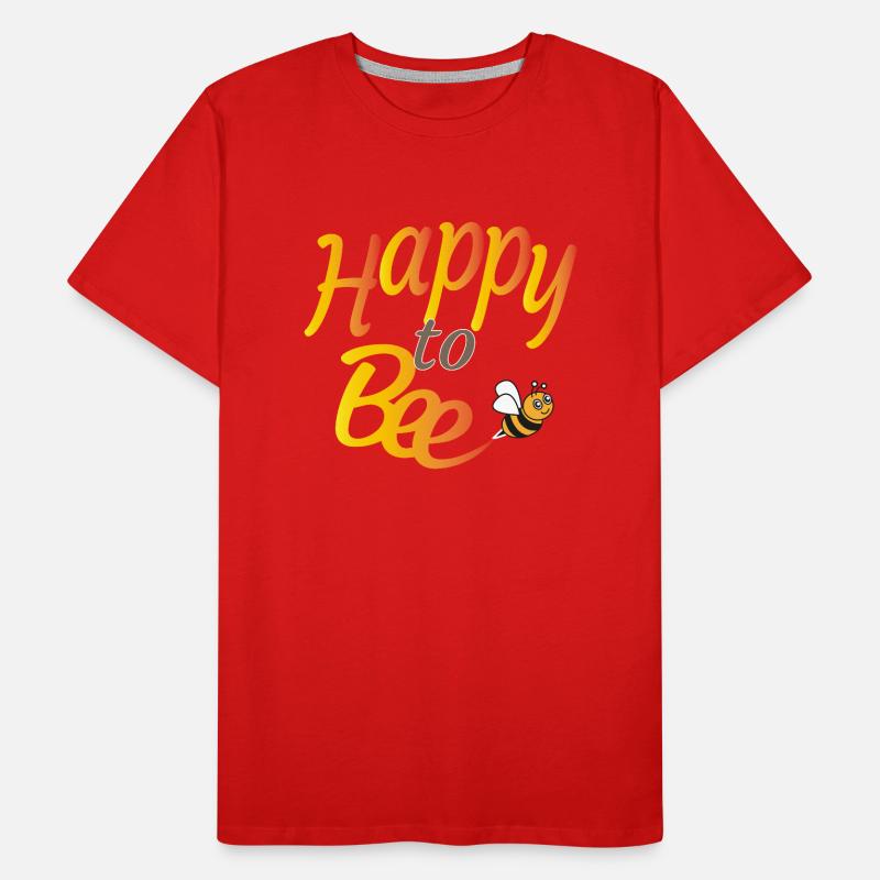 Glücklich zu sein Männer Premium Bio T-Shirt