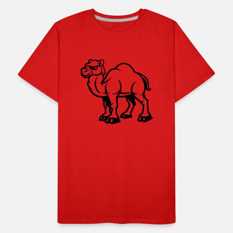 kamel Männer Premium Bio T-Shirt