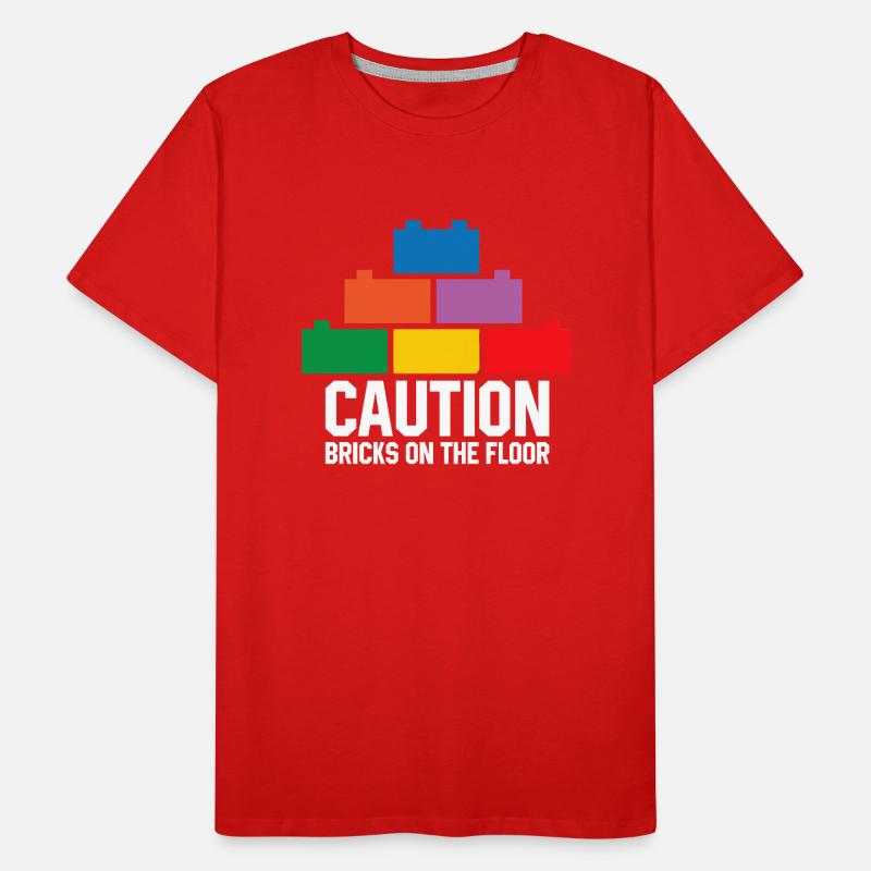 Brick Builder Brick Building Master Builder Men's Premium Organic T-Shirt