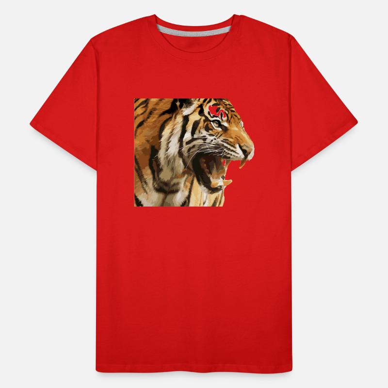 Danger tiger Männer Premium Bio T-Shirt