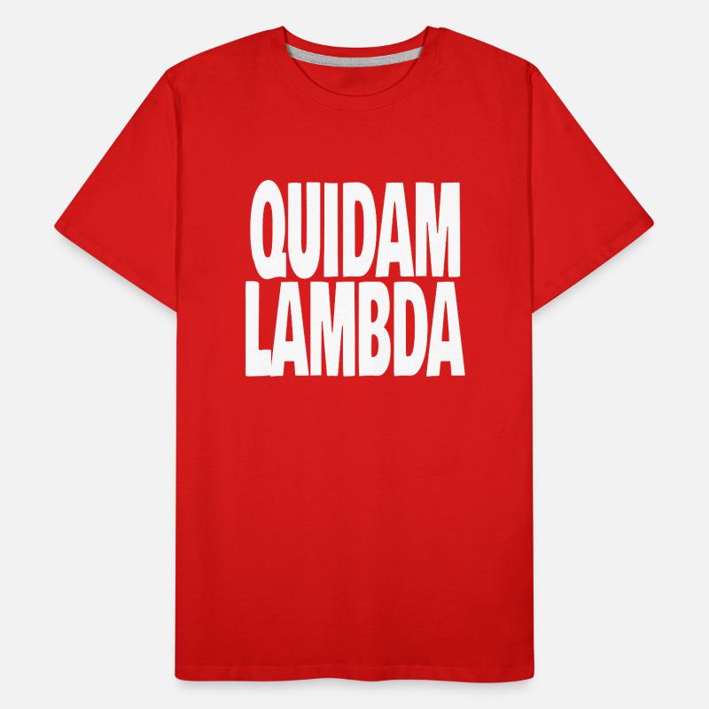 quidam lambda T-shirt bio Premium Homme
