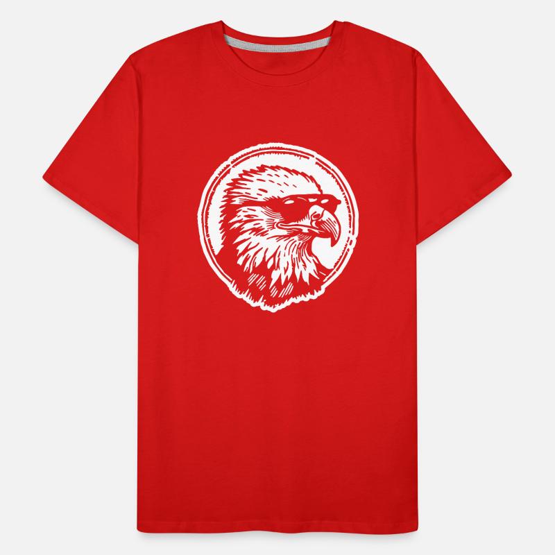 Eagle Eagle Head Men's Premium Organic T-Shirt