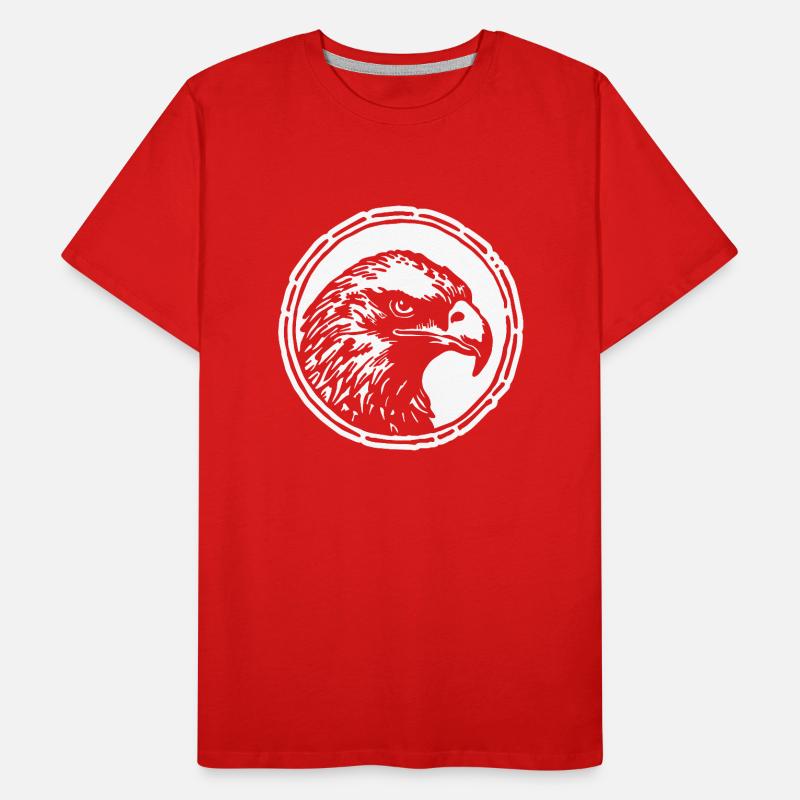 Eagle Eagle Head Men's Premium Organic T-Shirt