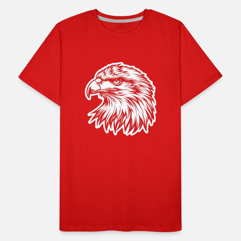 Eagle Eagle Head Men's Premium Organic T-Shirt