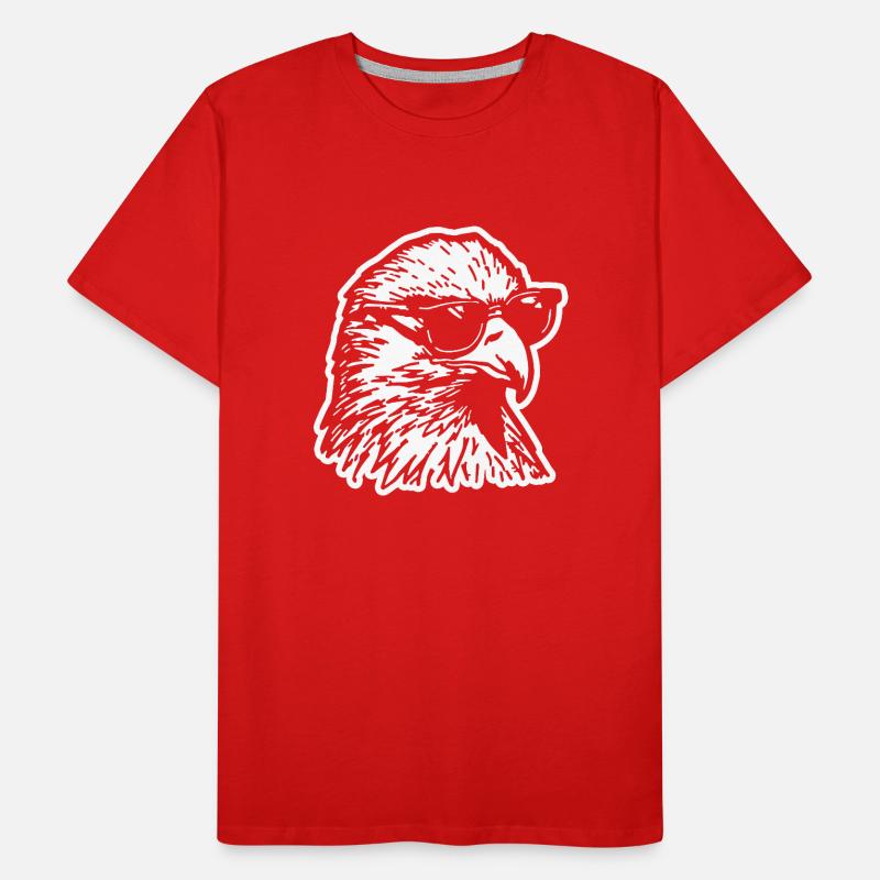 Eagle Eagle Head Men's Premium Organic T-Shirt
