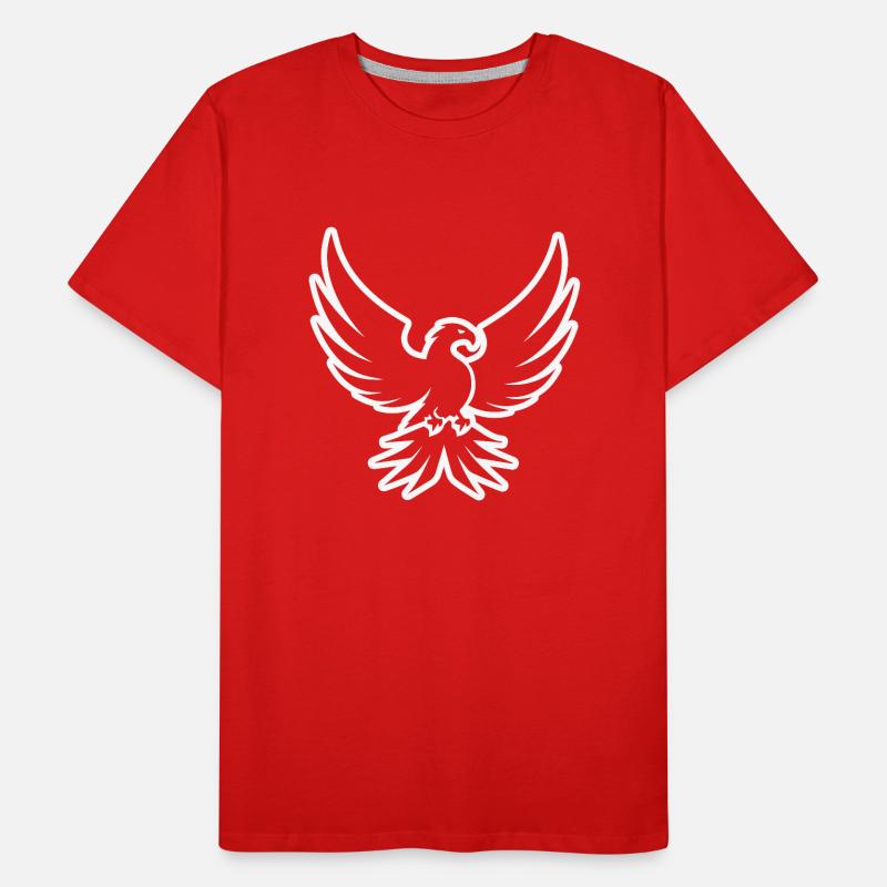 Eagle Eagle Head Men's Premium Organic T-Shirt