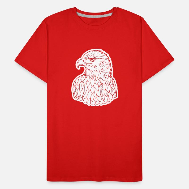 Eagle Eagle Head Men's Premium Organic T-Shirt