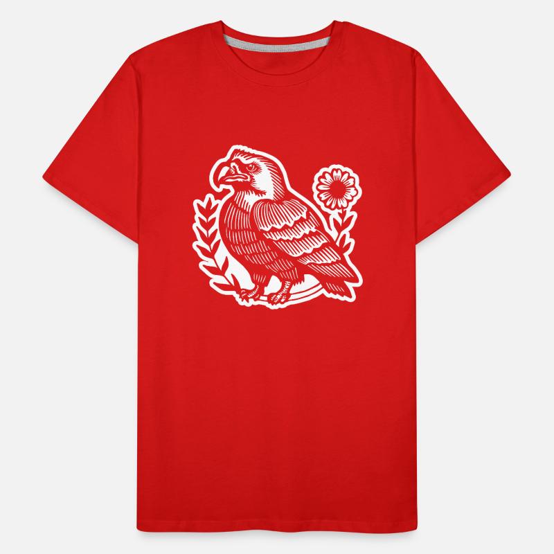 Eagle Eagle Head Men's Premium Organic T-Shirt