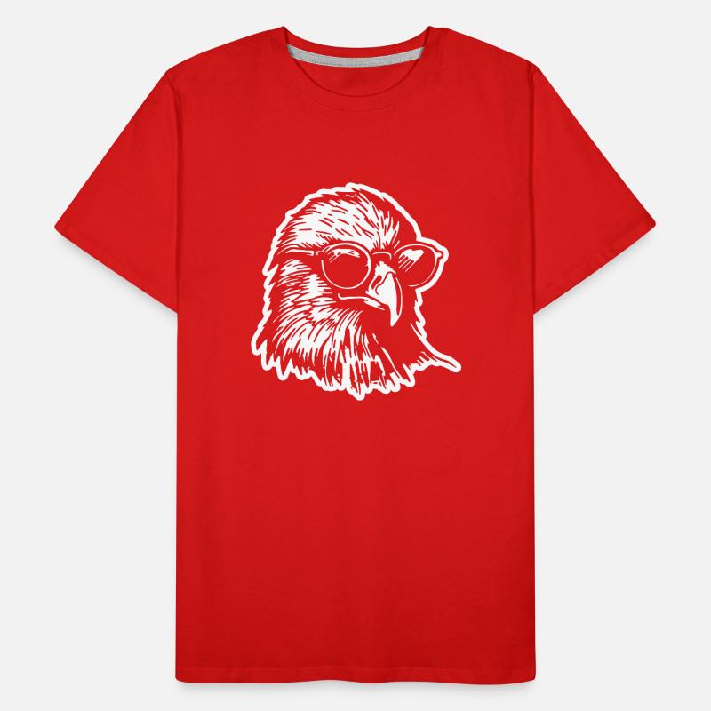 Eagle Eagle Head Men's Premium Organic T-Shirt