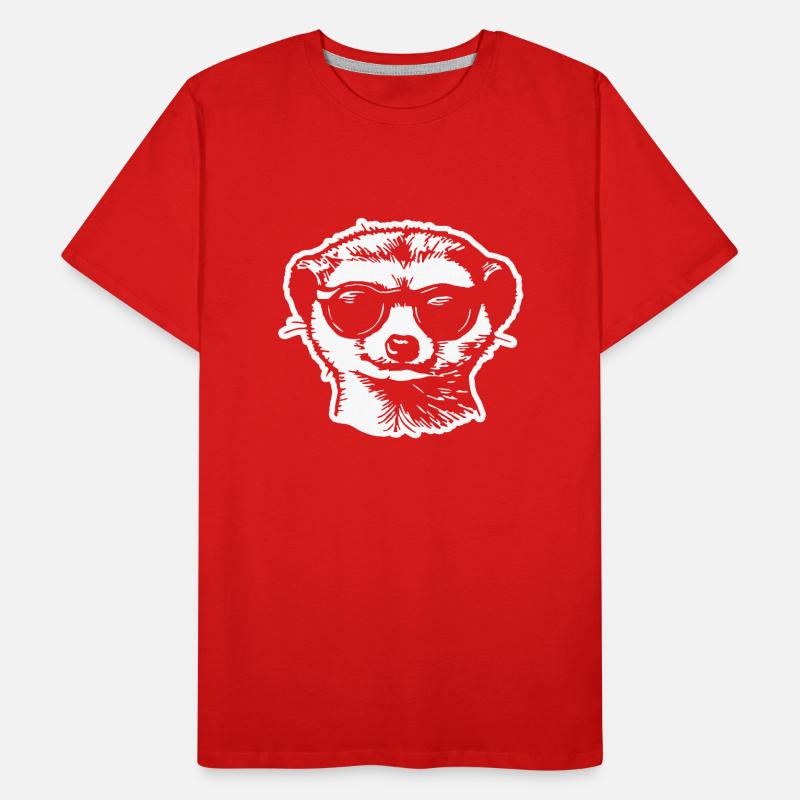 Erdmännchen Männer Premium Bio T-Shirt