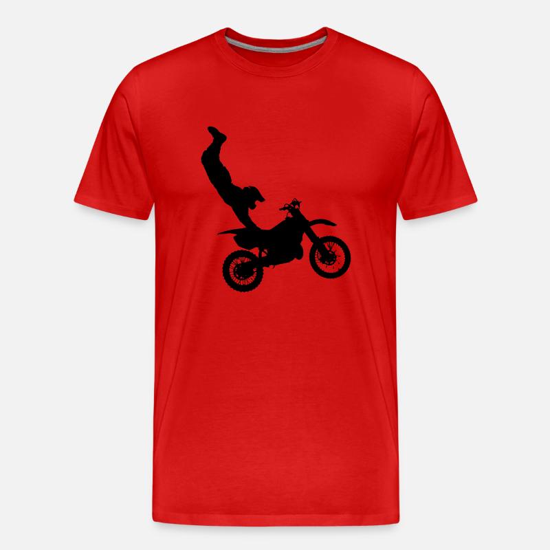 moto - Männer Premium Bio T-Shirt - Rot