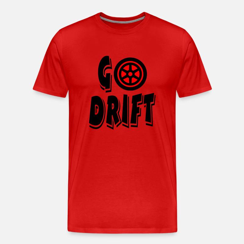 Auto - Männer Premium Bio T-Shirt - Rot