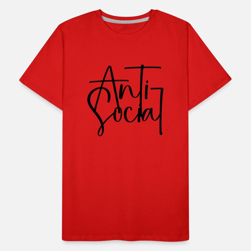 Anti-social Men's Premium Organic T-Shirt