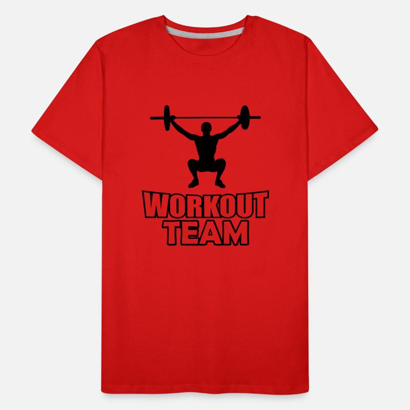 Workout Team Men's Premium Organic T-Shirt