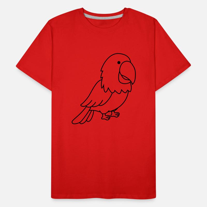 perroquet T-shirt bio Premium Homme
