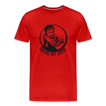 chaperon rouge - T-shirt bio Premium Homme - rouge - Devant - Damien (186cm)