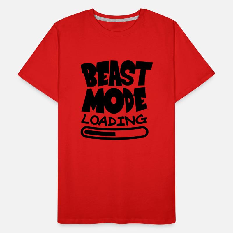 Beast ModeLoading Design T-shirt bio Premium Homme