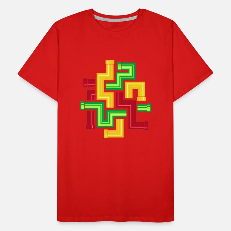 Modèles de tubes T-shirt bio Premium Homme