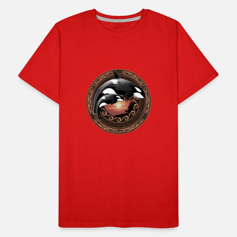 Orca Killerwal Männer Premium Bio T-Shirt
