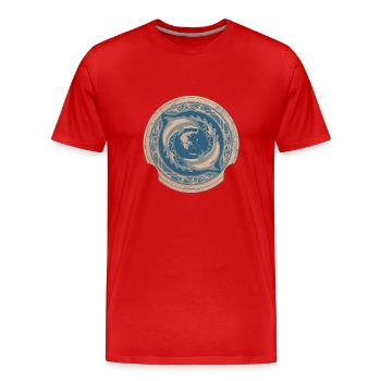Griechenland - Männer Premium Bio T-Shirt - Rot - Vorne - Damien (186cm)