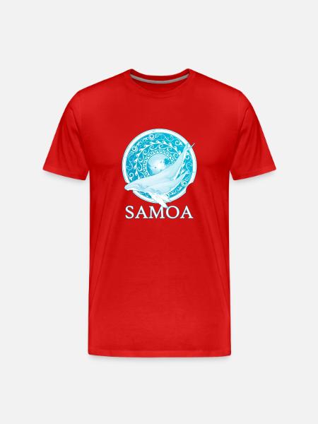 Humpbacks - Men's Premium Organic T-Shirt - red