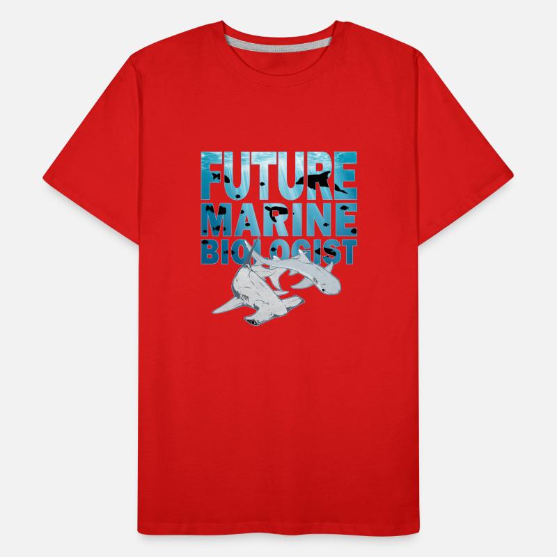 Requin-marteau à pointe blanche T-shirt bio Premium Homme