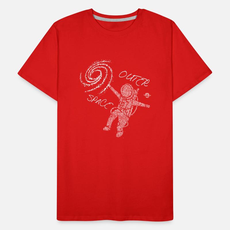 Raumfahrer Astronaut Outer Space Männer Premium Bio T-Shirt