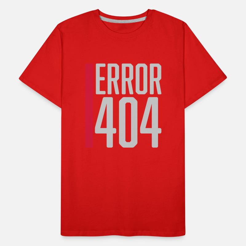Erreur de code d’erreur 404 T-shirt bio Premium Homme