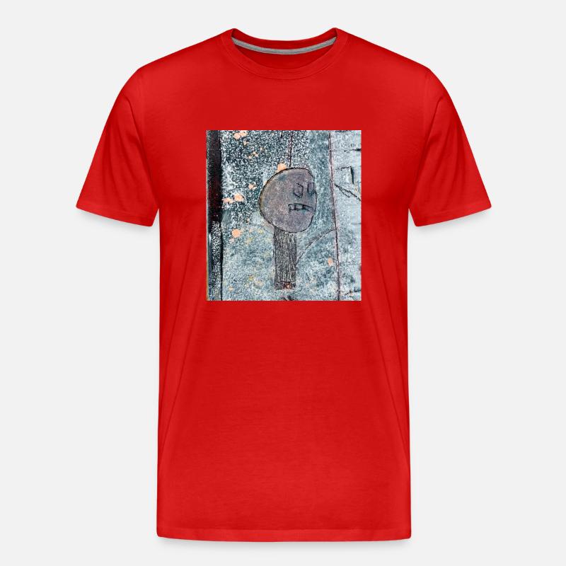 Grumpy - Männer Premium Bio T-Shirt - Rot