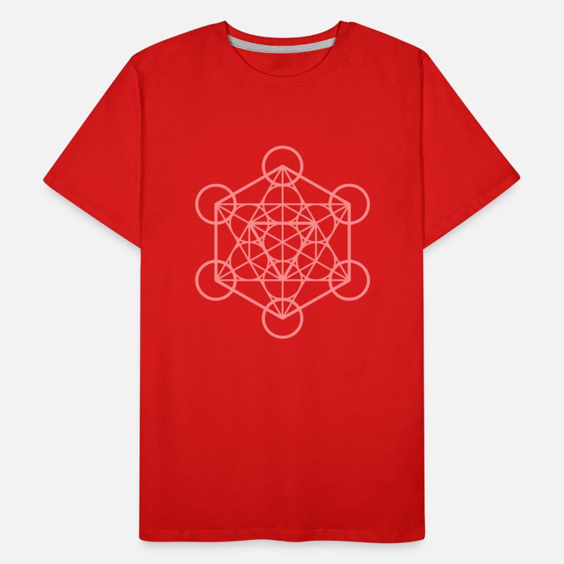 Metatron cube Men's Premium Organic T-Shirt