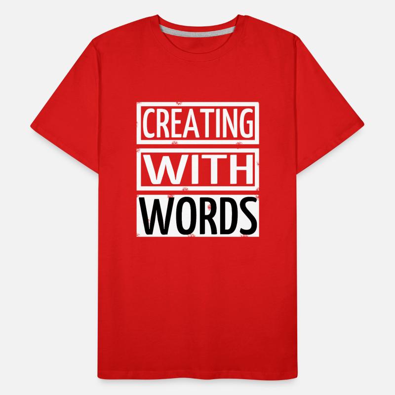 Statement Writing Resources Writing Tips Jokes Men's Premium Organic T-Shirt
