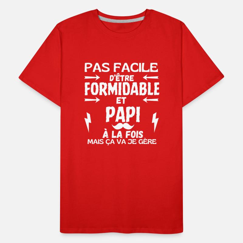 PAPI FORMIDABLE T-shirt bio Premium Homme