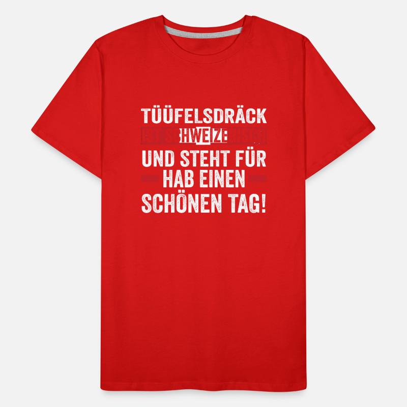 Schweizer Schweiz Männer Premium Bio T-Shirt