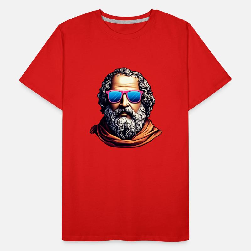 Buste Philosophe Rétro T-shirt bio Premium Homme
