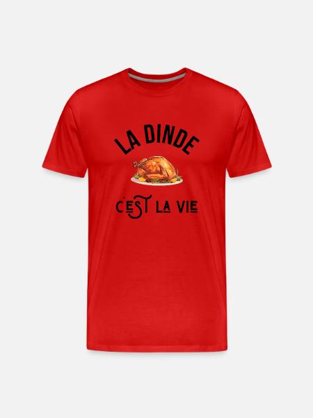Turkey is life - gift idea - Men's Premium Organic T-Shirt - red